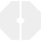 Ekena Millwork Logan Architectural Grade PVC Contemporary Ceiling Medallion, Two Piece, 20"OD x 3"ID x 7"C x 1"P CMP20LG2-03000 - alternate 3